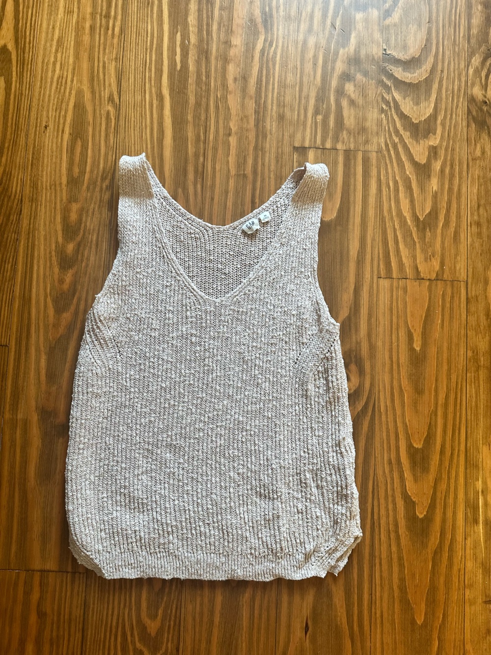 GAP Light Beige Knit Tank Sweater